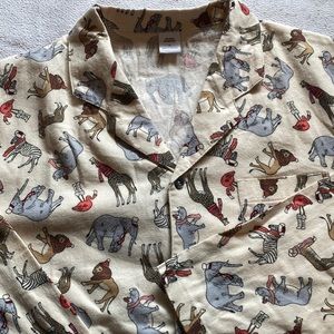 Amazon essentials NWT XL ANIMAL PRINT SOFT 💯 cotton pajama set (UNISEX)